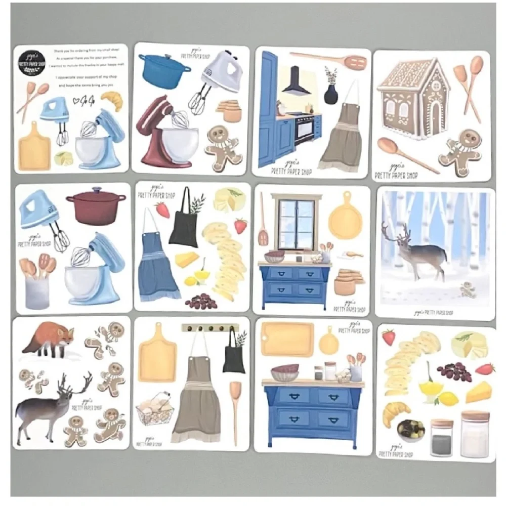 Small shop The Gingerbread Man - Storybook Collection Planner stickers